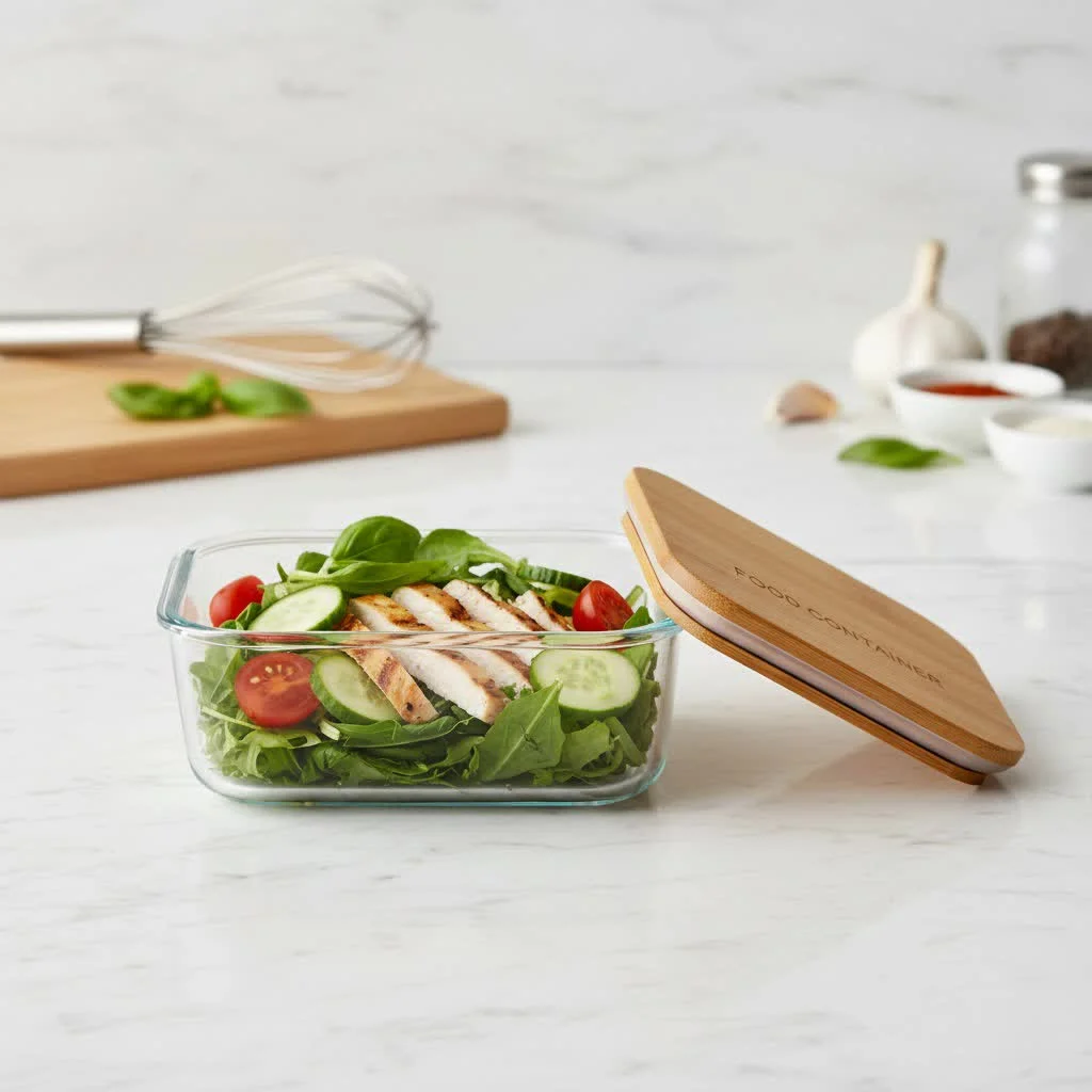 Pet food container with airtight seal