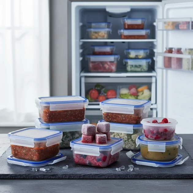 Sistema Food Storage Containers for Freezer Safe Use